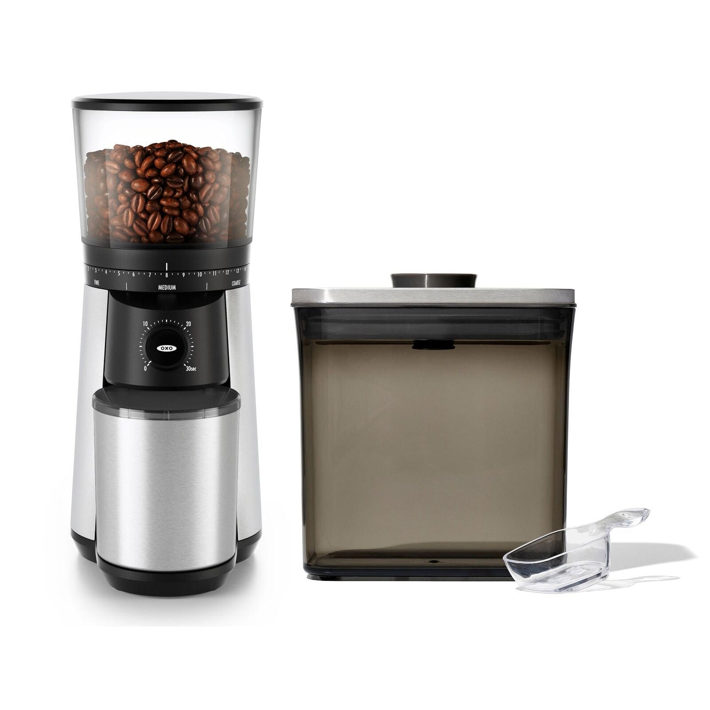 conical-burr-coffee-grinder-and-steel-coffee-pop-container-1-7-qt-with-scoop-bundle-q8 11409800.jpg